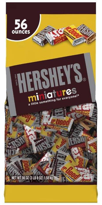 Hershey's Miniatures Chocolates, 56 oz
