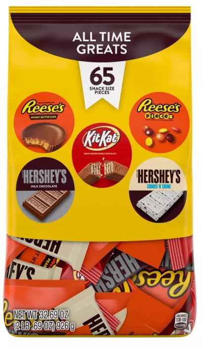 Hershey's All Time Greats, Snack Size Variety Pack , 32.69 oz