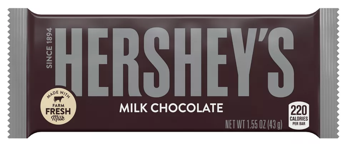 Hershey's Milk Chocolate Bars , 36 ct