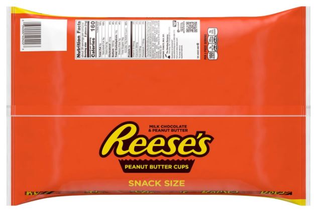 Reese's Milk Chocolate Peanut Butter Snack Size Cups, Value Pack, 75 pcs, 42.35 oz