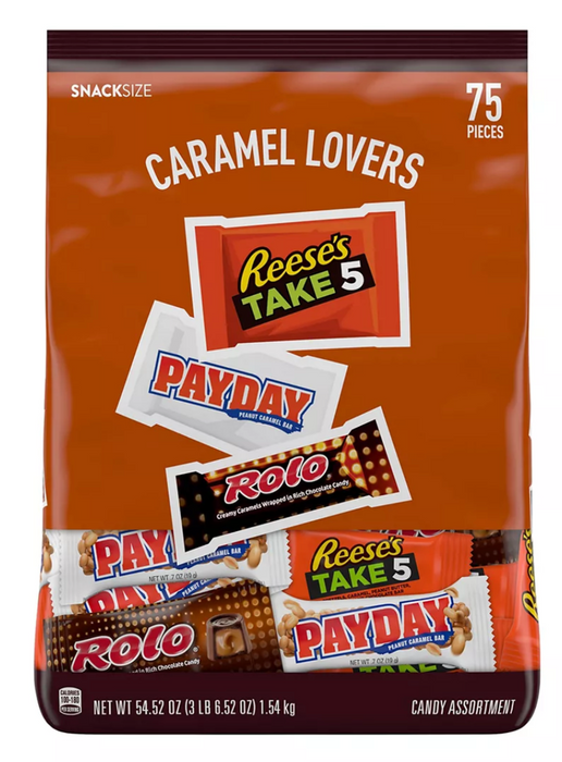 Hershey's Caramel Lovers Assorted Candy Bag , 54.52 oz