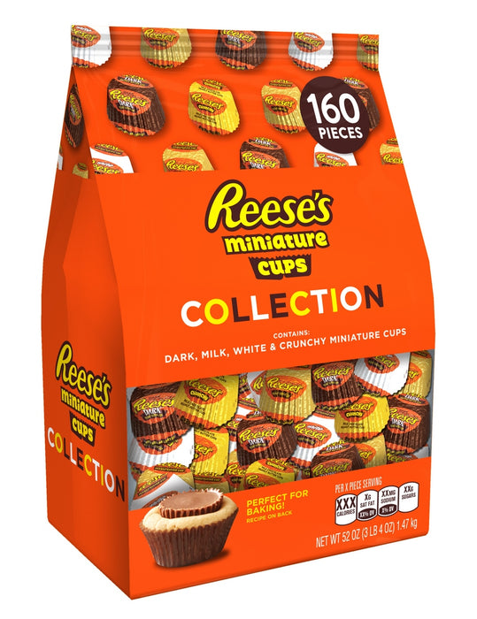 Hershey's Reese's Assorted Miniature Cups Collection, 52 oz