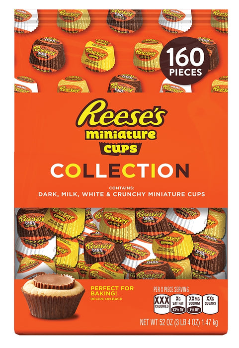 Hershey's Reese's Assorted Miniature Cups Collection, 52 oz