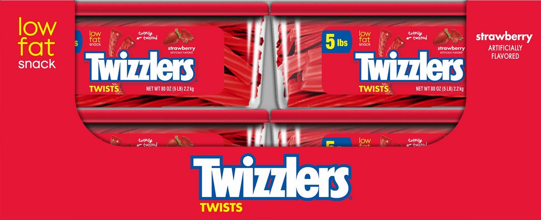 Hershey's Twizzlers Strawberry Twists, 5 lbs