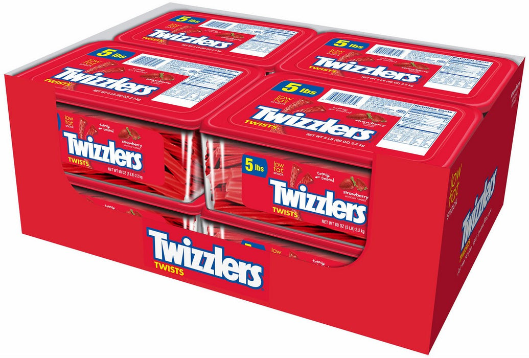 Hershey's Twizzlers Strawberry Twists, 5 lbs