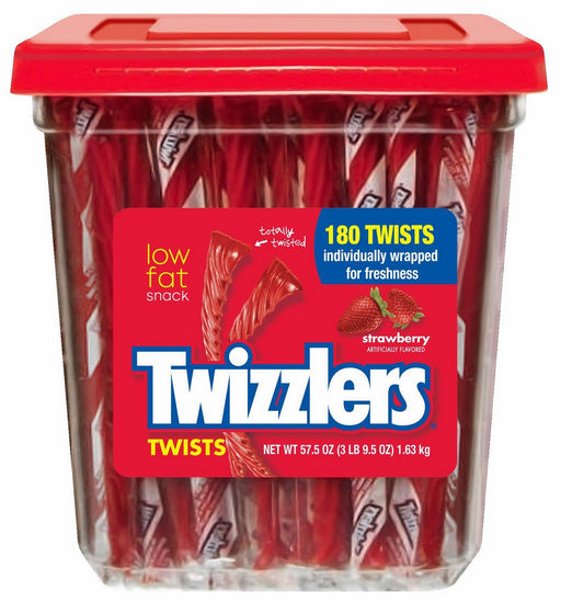 Hershey's Twizzlers Strawberry Twists, 180 ct