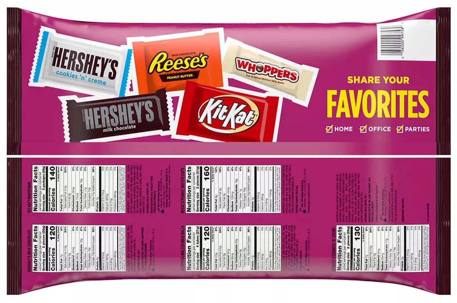 Hershey's Factory Favorites Chocolates, Variety Pack , 155 ct
