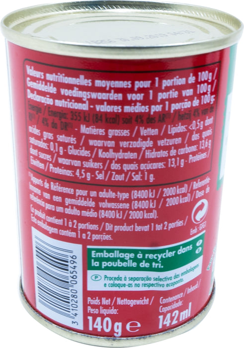 Top Budget Double Concentrated Tomato Paste, 140 gr