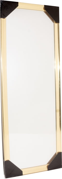 Ideal Furniture Framed Wall Mirror , 30 x 90 cm