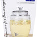 Life Art Large Glass Juice Dispenser , 10 L