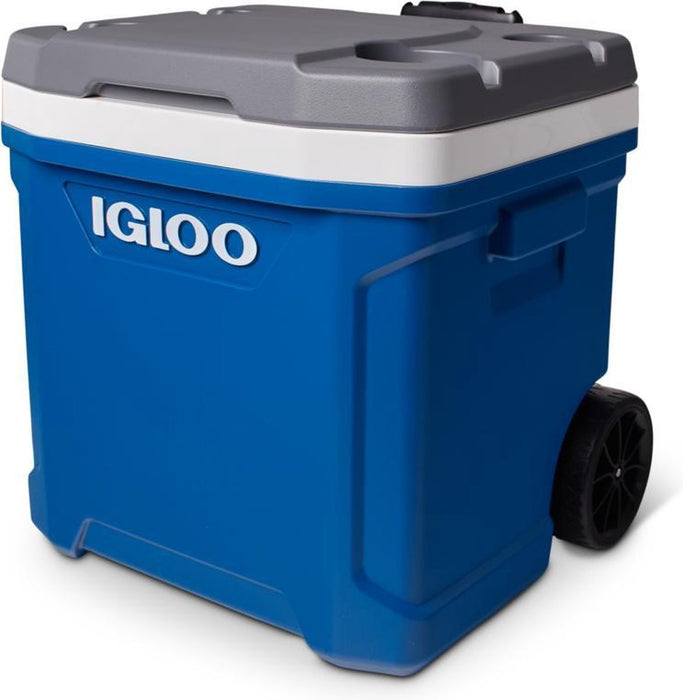 Igloo Latitude 60 QT Wheeled Rooler Cool Box, Blue, 1 pc