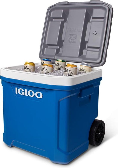 Igloo Latitude 60 QT Wheeled Rooler Cool Box, Blue, 1 pc