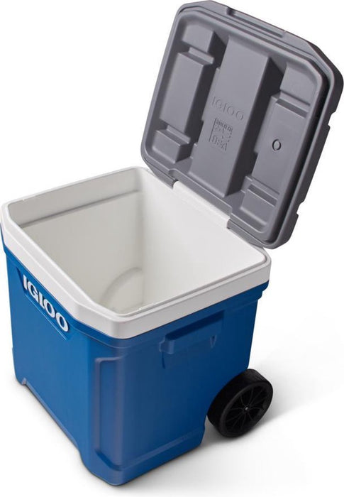 Igloo Latitude 60 QT Wheeled Rooler Cool Box, Blue, 1 pc