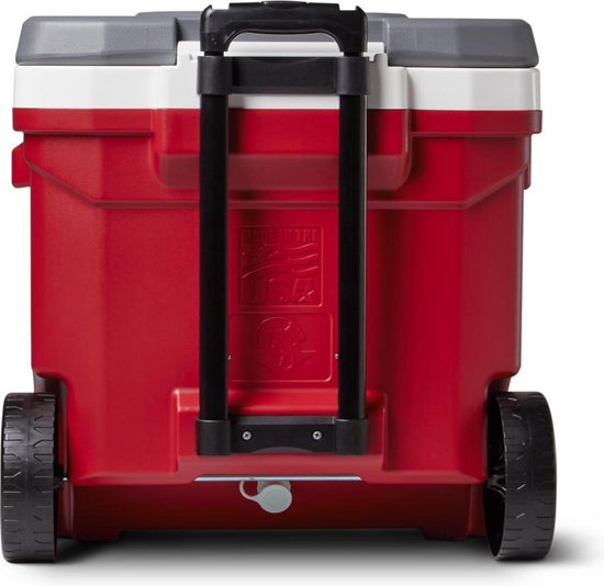 Igloo Latitude 60-QT Roller Wheeled Cooler, Red & Gray , 1 pc