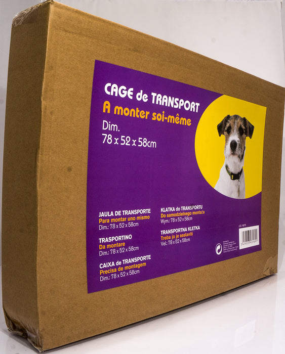 Pet Transport Cage, 78 x 52 x 58 cm