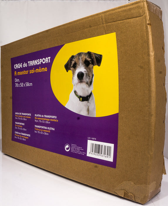 Pet Transport Cage, 78 x 52 x 58 cm