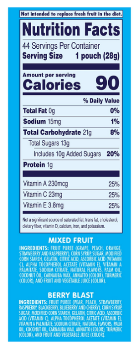 Welch's Juicefuls Fruit Snacks, Berry Blast & Mixed Fruit , 44 ct