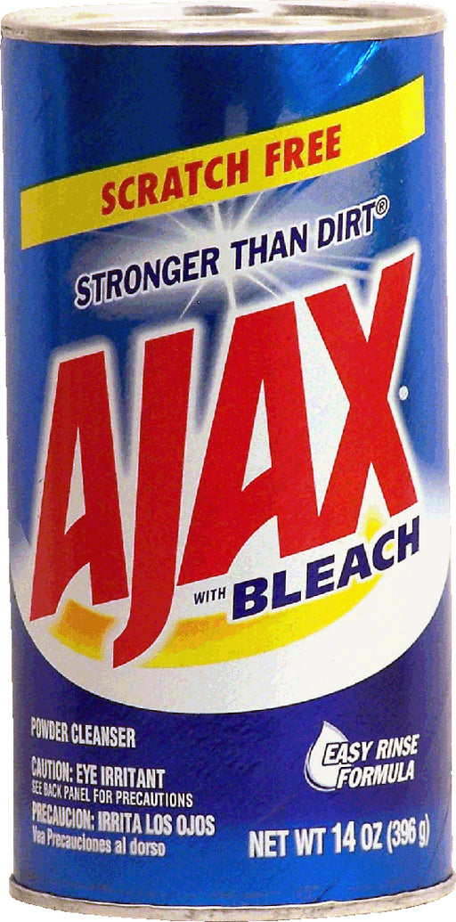 Ajax Powder Cleanser with Bleach, Scratch Free Stronger than Dirt, 14 oz