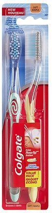 Colgate Toothbrush, Gum Comfort, Value 2-Pack  , 2ct