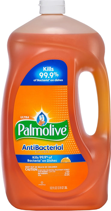 Palmolive Ultra AntiBacterial Dishwashing Liquid, 102 oz (3 L)