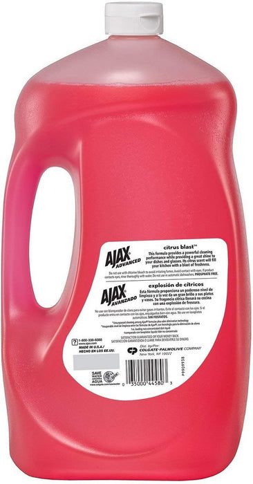 Ajax Advanced Dishwashing Liquid, Citrus Blast, 3 L