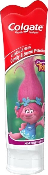 Colgate Kids Trolls Mild Bubble Fruit Toothpaste, 136 ml