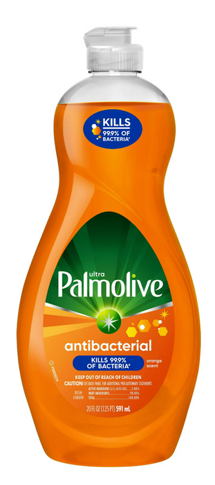 Palmolive Antibacterial Liquid Dish Soap, Orange Scent , 20 oz