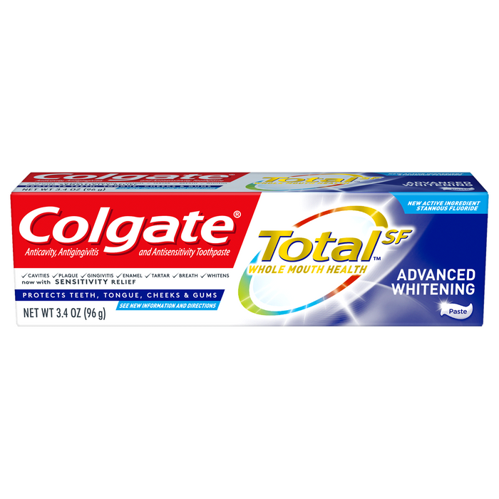 Colgate Total Advanced Whitening Toothpaste, 3.4 oz