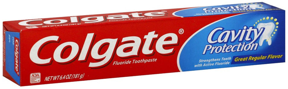 Colgate Toothpaste, Cavity Protection, 6.4 oz