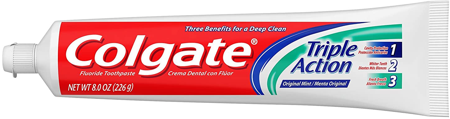 Colgate Triple Action Toothpaste , 8 oz