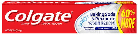 Colgate Toothpaste, Whitening, 4 oz