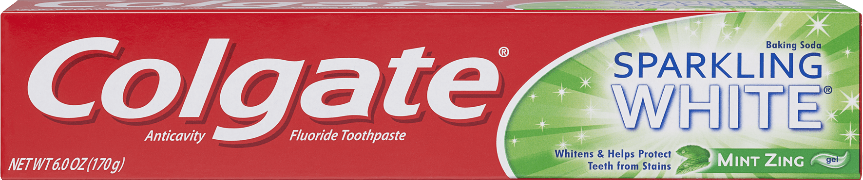 Colgate Sparkling White Whitening Toothpaste, 6 oz