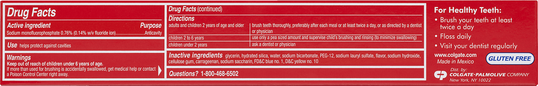 Colgate Sparkling White Whitening Toothpaste, 6 oz