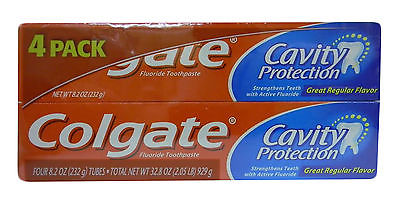 Colgate Toothpaste Value Pack, Cavity Protection, 4 x 8.2 oz