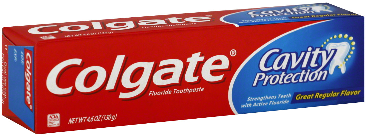 Colgate Toothpaste, Cavity Protection, 4.6 oz