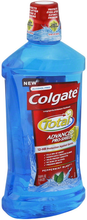 Colgate Mouthwash, Total, Peppermint Blast, 1 L