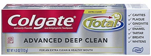 Colgate Total Advanced Deep Clean Toothpaste, 4 oz