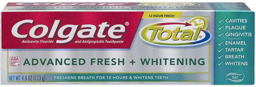 Colgate Total Advanced Fresh and Whitening Toothpaste, 4 oz