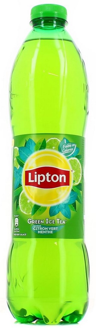 Lipton Green Ice Tea Lime Mint Bottle, 1.5 L