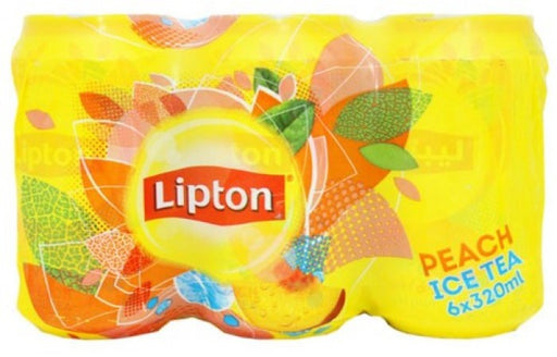 Lipton Ice tea Peach Cans, 6-Pack, 6 x 330 ml