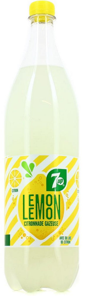7 Up LemonLemon Sparkling Lemonade Bottle, 1.25 L