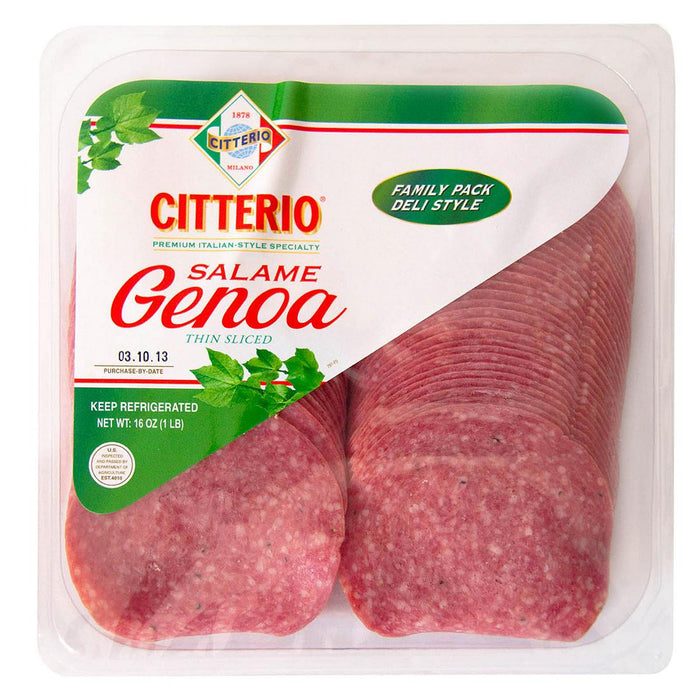 Citterio Genoa Salami, 16 oz