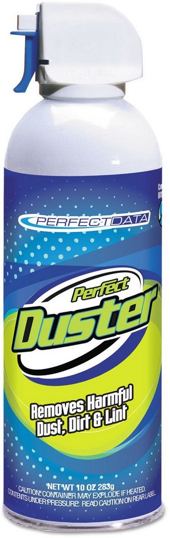 Perfectdata Compressed Air Duster, 4 x 10 oz