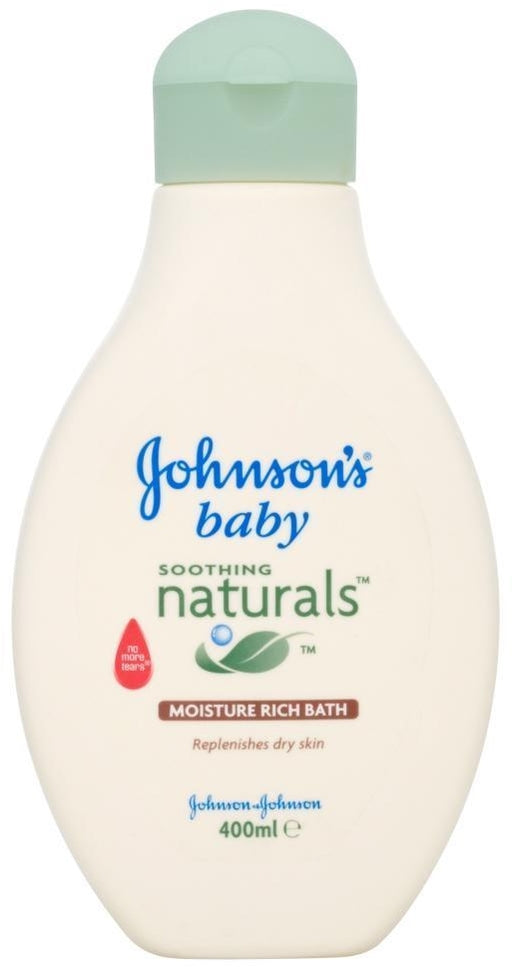 Johnson's Baby Soothing Naturals Moisture Rich Bath, 400 ml