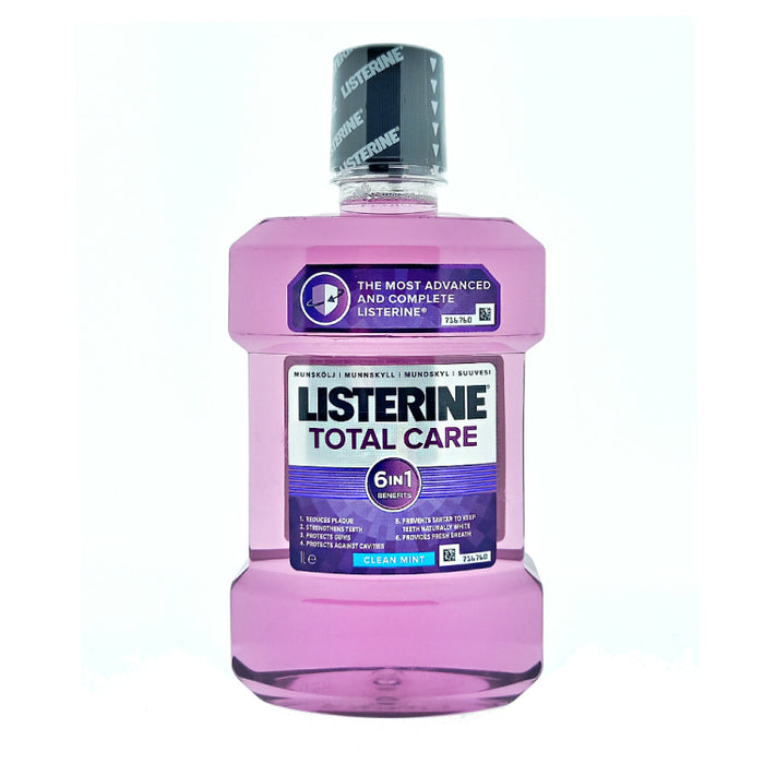 Listerine Total Care Clean Mint Mouthwash , 1 L