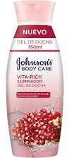 Johnson's Vita Rich Iluminating Shower Gel, Pomegranate Extracts, 750 ml