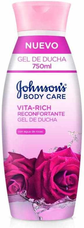 Johnson's Vita Rich Shower Gel, Rose Water, 750 ml