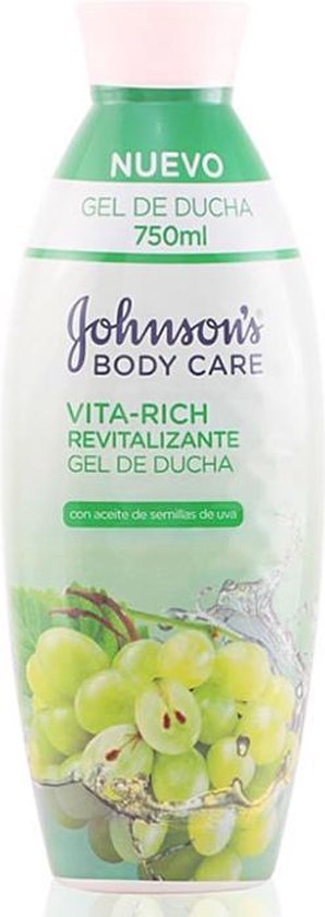 Johnson's Vita Rich Shower Gel, Grapeseed, 750 ml
