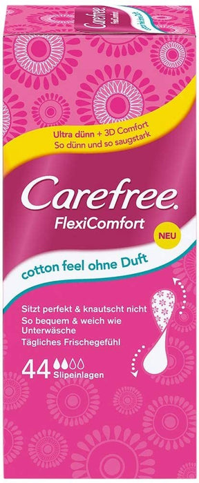 Carefree FlexiComfort Original Pantyliners, 44 ct