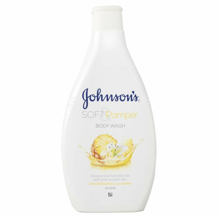 Johnson's Soft & Pamper Body Wash, Pineapple Lily , 400 ml